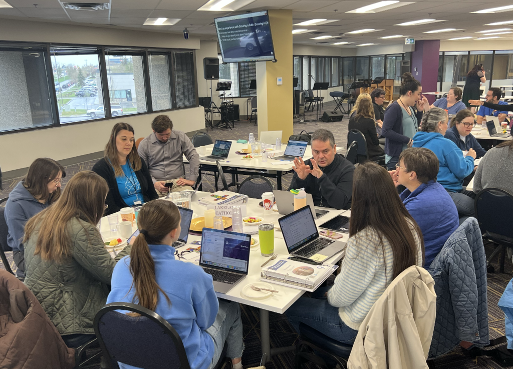  Edmonton alongside Catholic educators from across Northern Alberta to explore the newly developed Grade 9 Religion resource approved by the Bishops of Alberta.