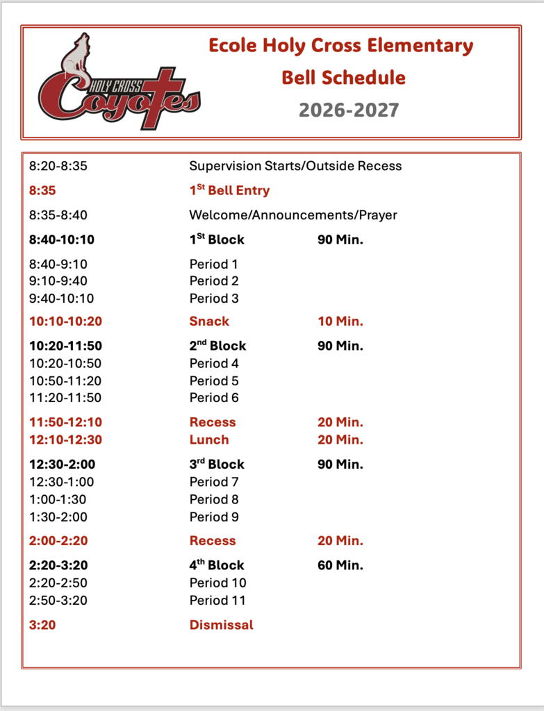 Bell Sched