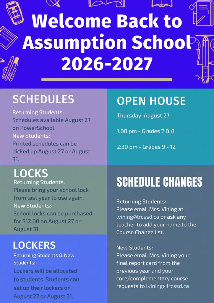 Back to School Info