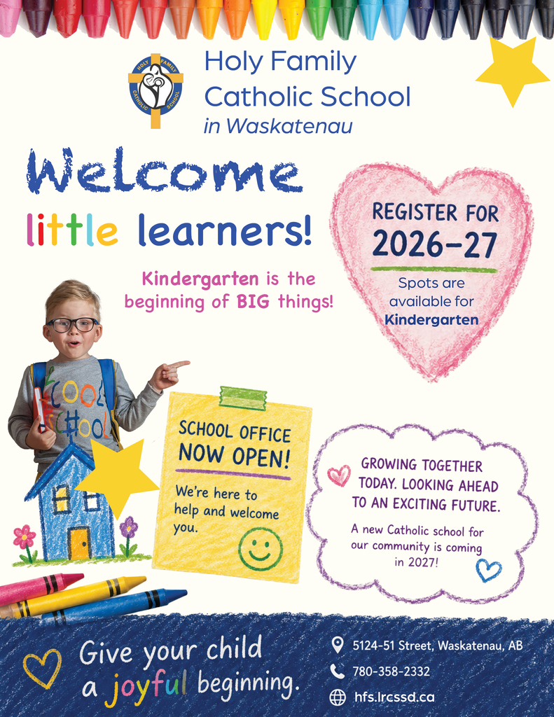 Kindergarten ad at holy family