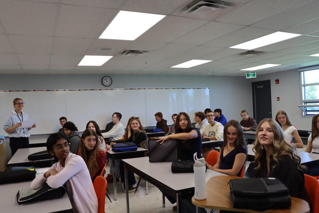 students in class
