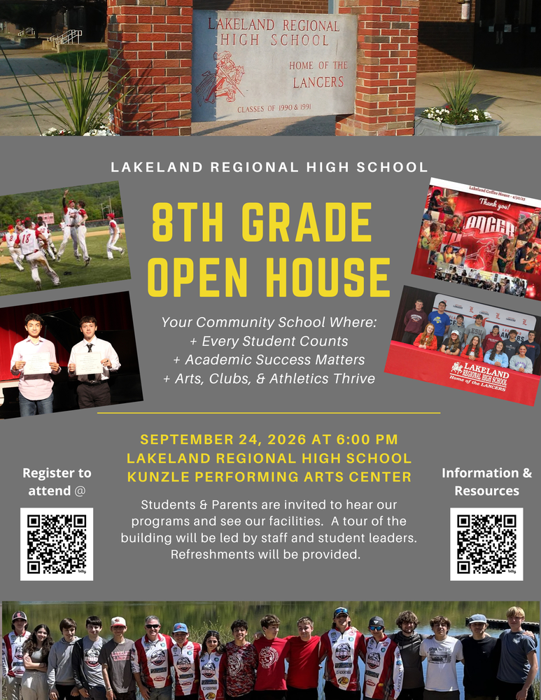8th Grade Open House
