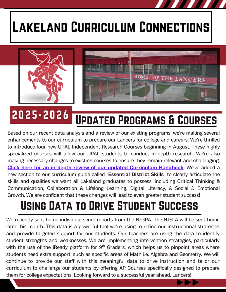 Curriculum Connections