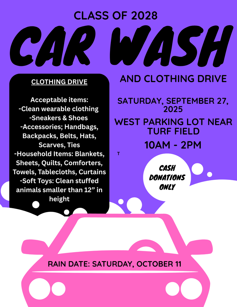 Class of 2028 Car Wash