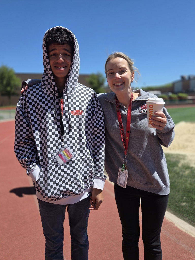 Students and teachers walk the track in a walkathon to raise money for The Seeing Eye of Morristown.