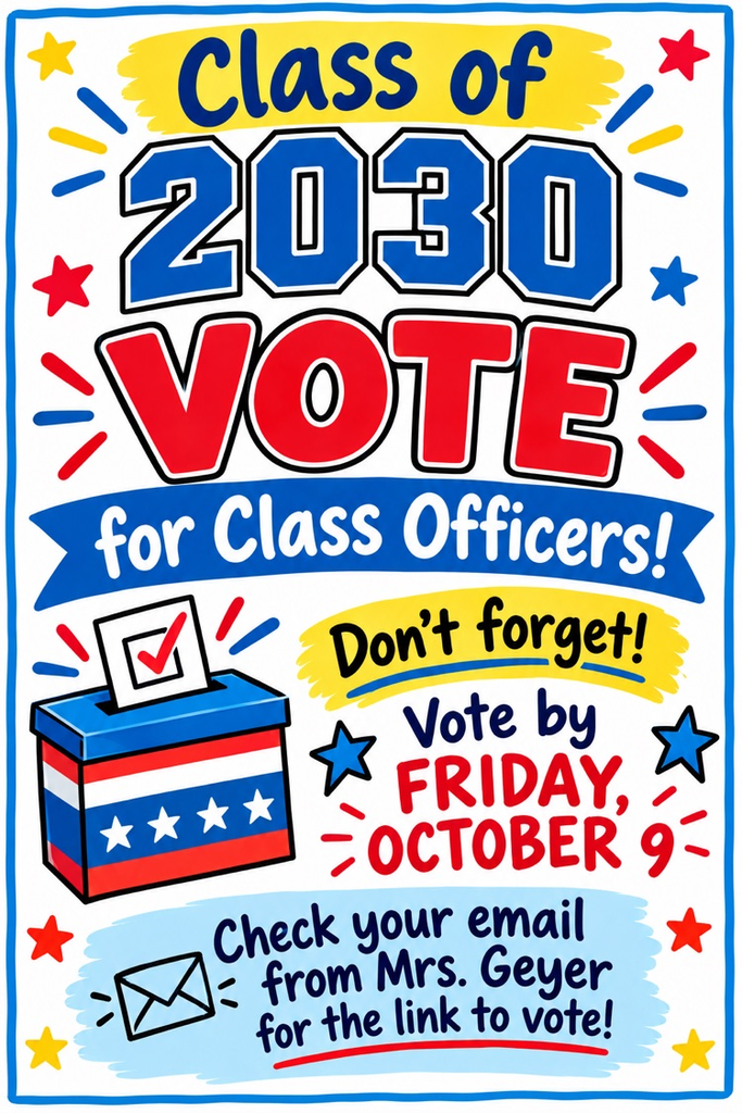 Class Election Voting Starts TODAY!