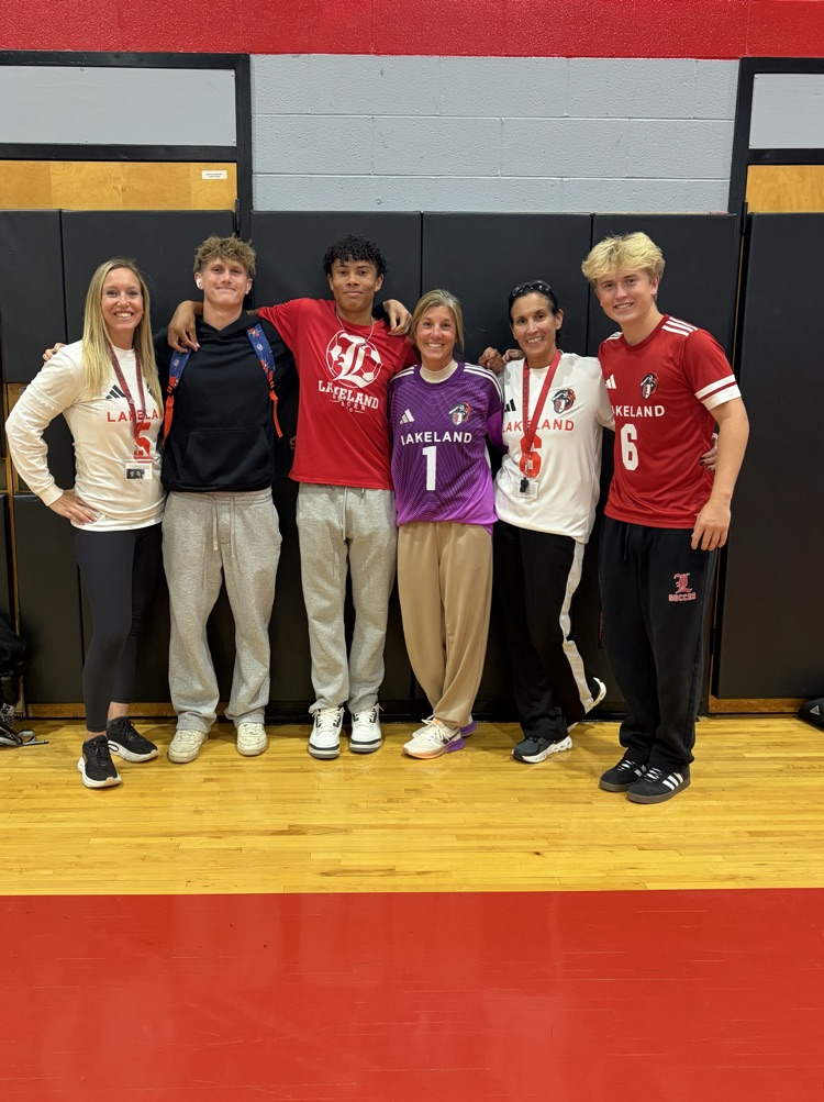 PE supports our soccer jersey swap!  good luck boys! 