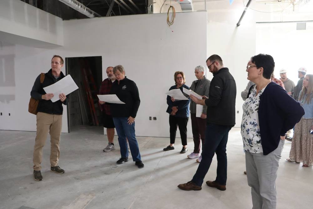 Construction Tour of the Learn to Work Program rennovations