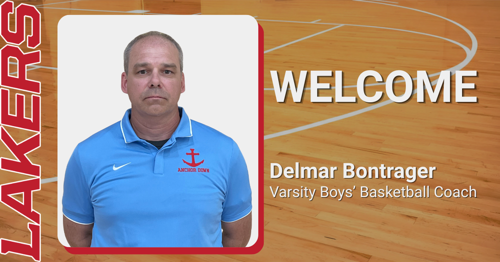 Photo of new Varsity Boys' Basketball coach Delmar Bontrager