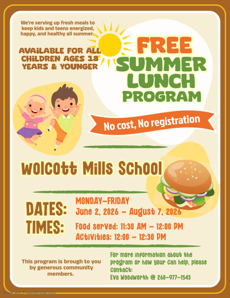 Lunch Program flyer