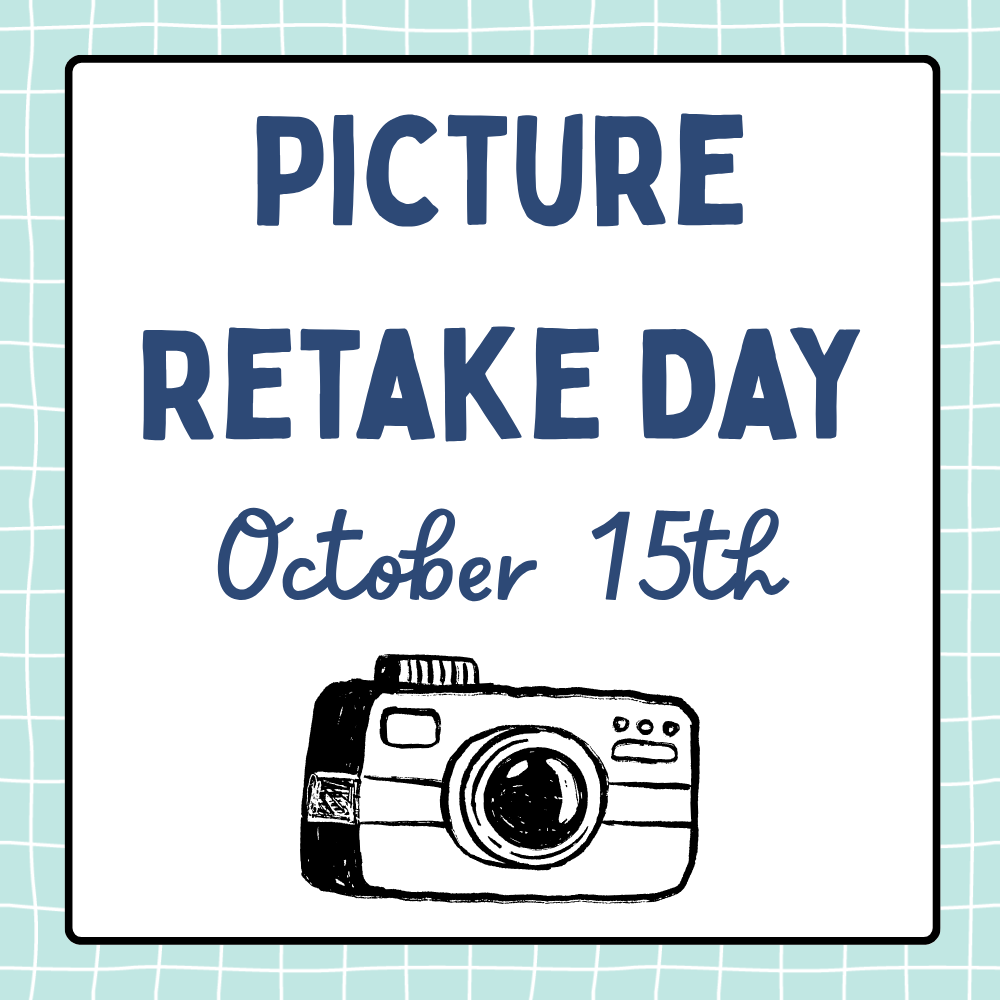 Picture Retake Day is October 15th!