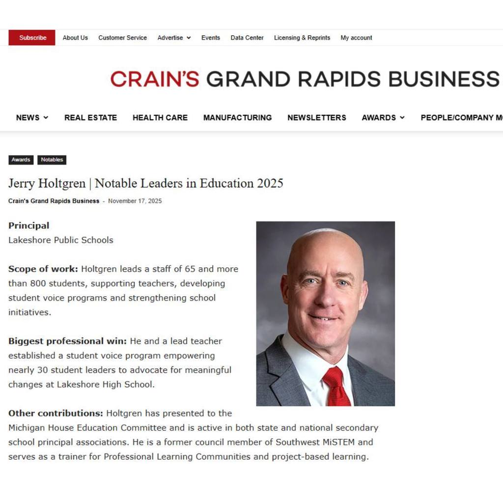 Jerry Holtgren announcement