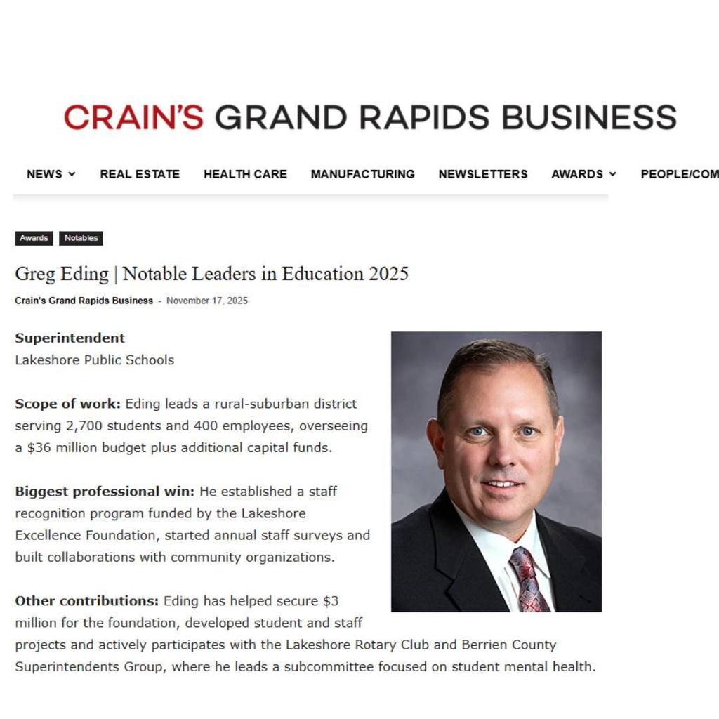 Greg Eding announcement