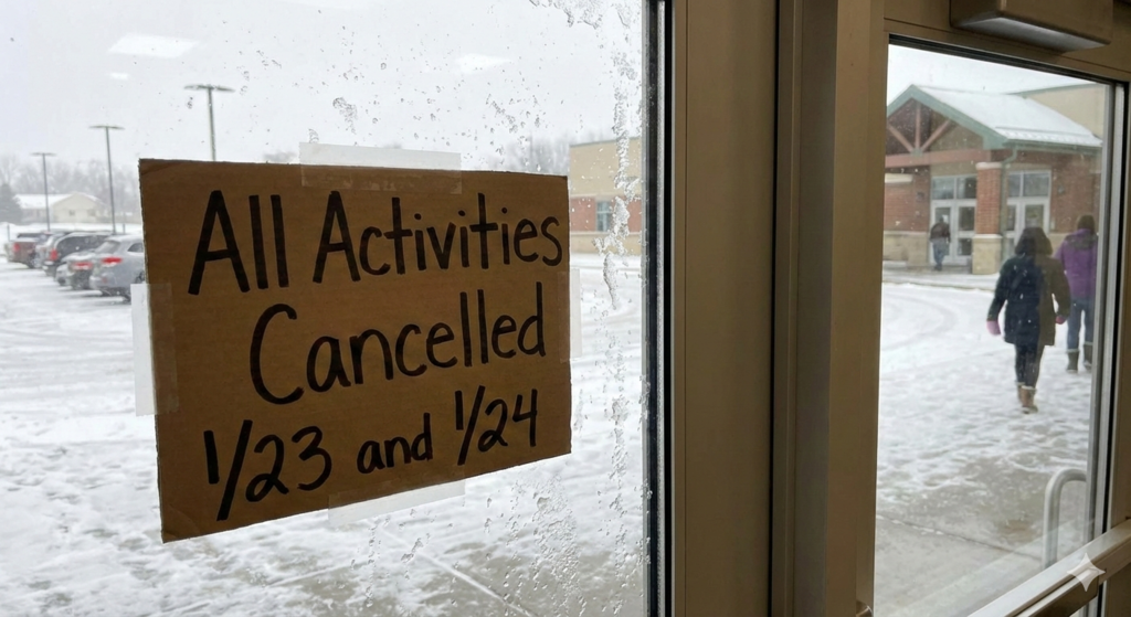 All Activities Cancelled 1/23 and 1/24