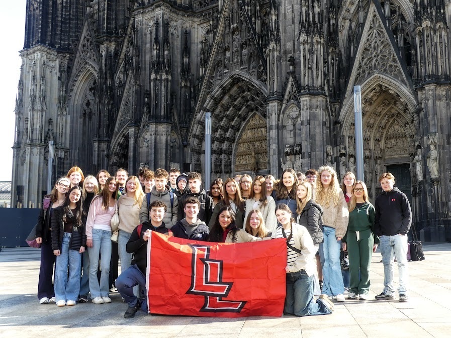 Visiting Cologne Cathedral with our German partners