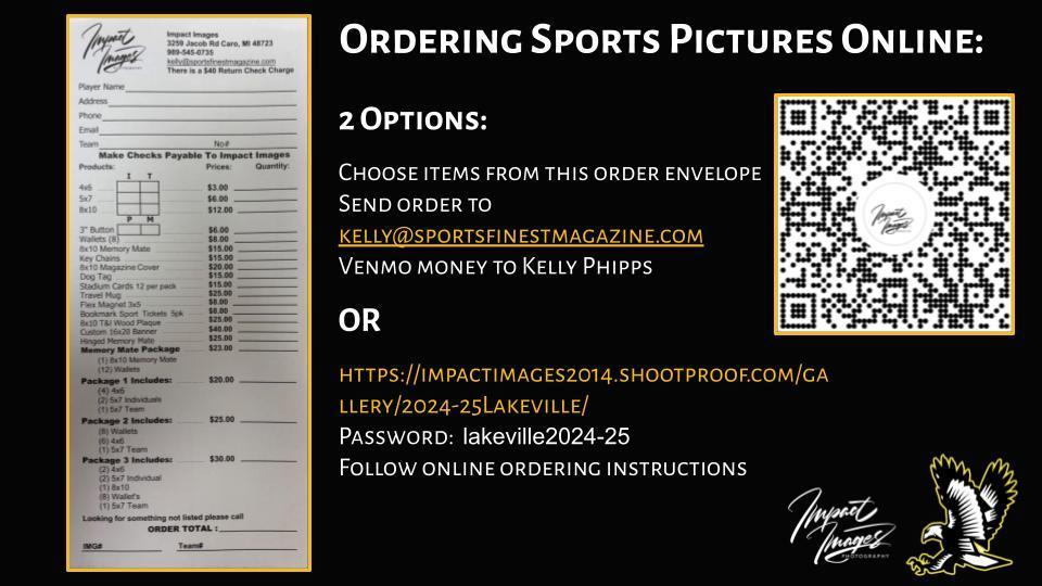 order LakeVille sports Information