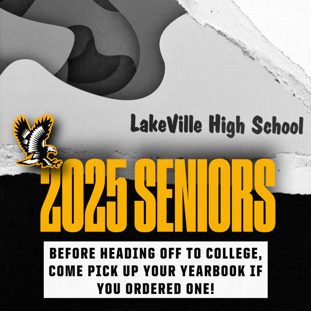 2025 SENIORS! Before heading off to college, pick up your yearbook if you ordered one!