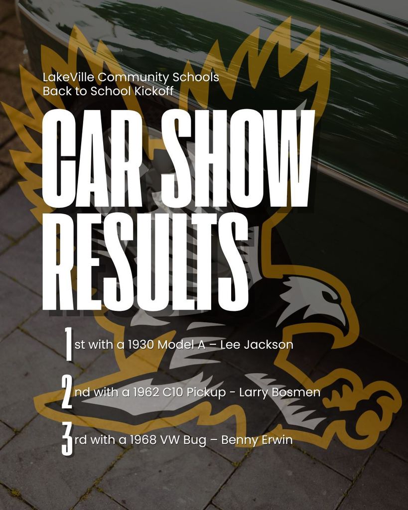 2025-2026 Kickoff Car Show Winners!! Congratulations!