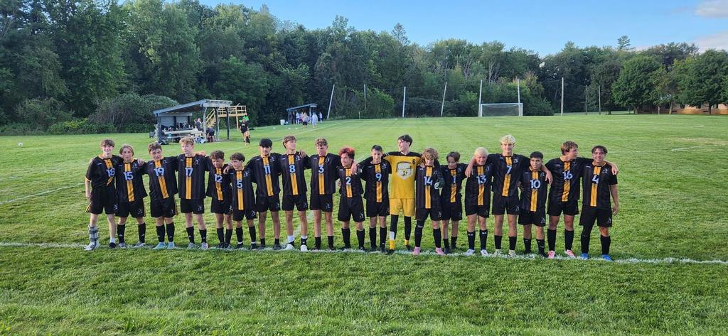 Congratulations Varsity Boys Soccer!  Exciting win over Birch Run!