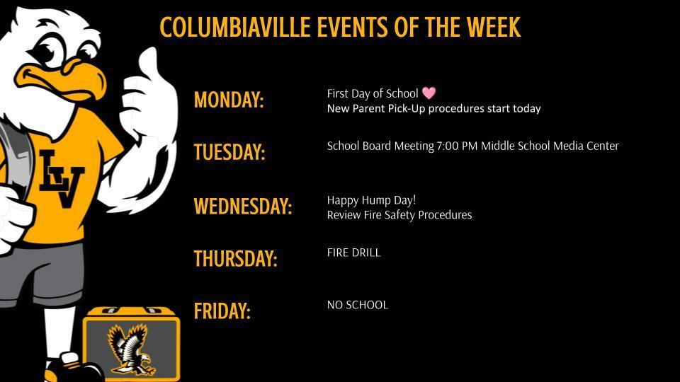 Columbiaville Events of the Week