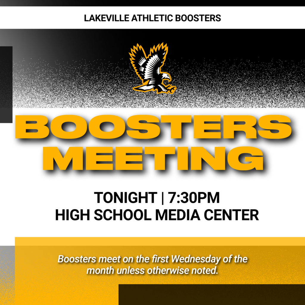 Athletic Boosters Meeting Tonight!