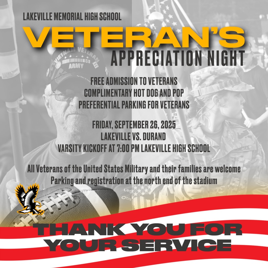 Veterans Appreciation Football Game 9/26