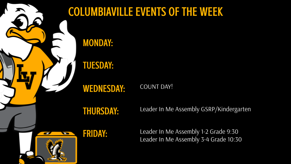 Columbiaville Events of the Week