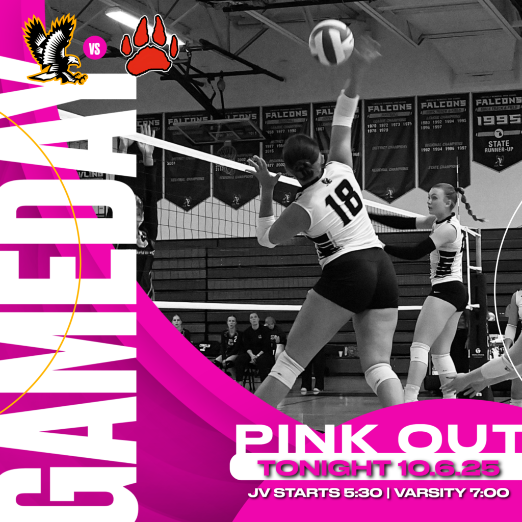 PINK OUT! Volleyball vs. Laingsburg TONIGHT! JV 5:30 | VARSITY 7:00