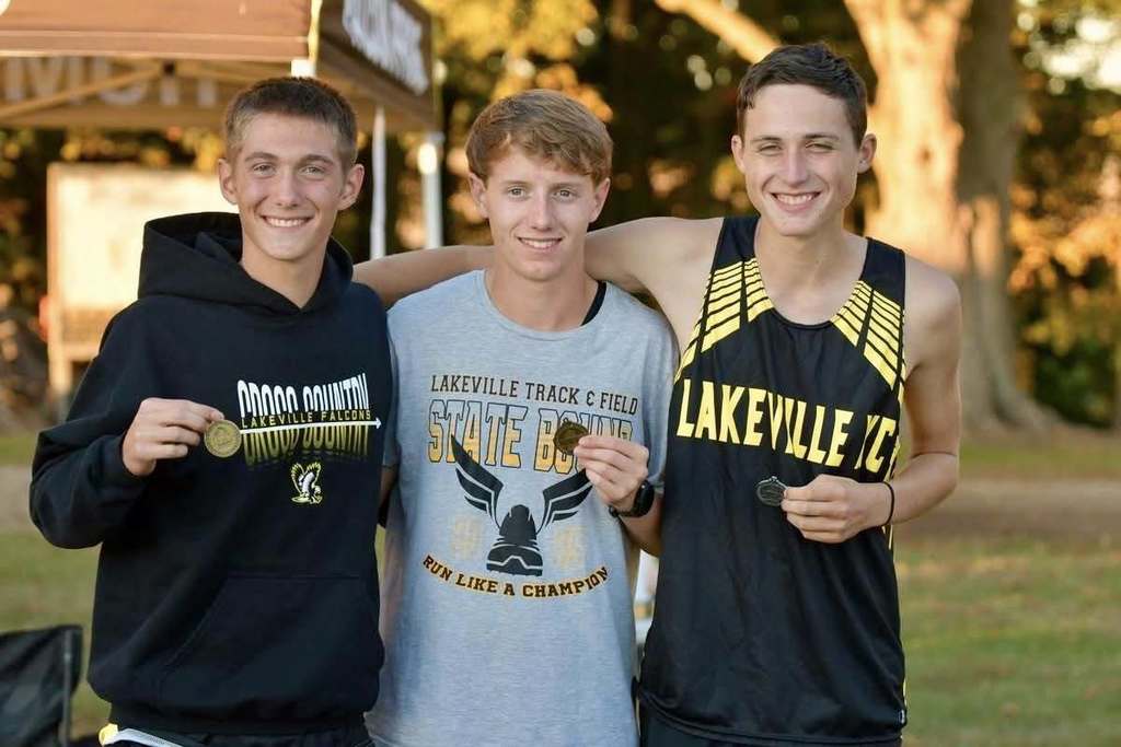 Wyatt Roberts - 1st Team, Tyler Leach - 1st Team, Wyatt Linson - 2nd Team