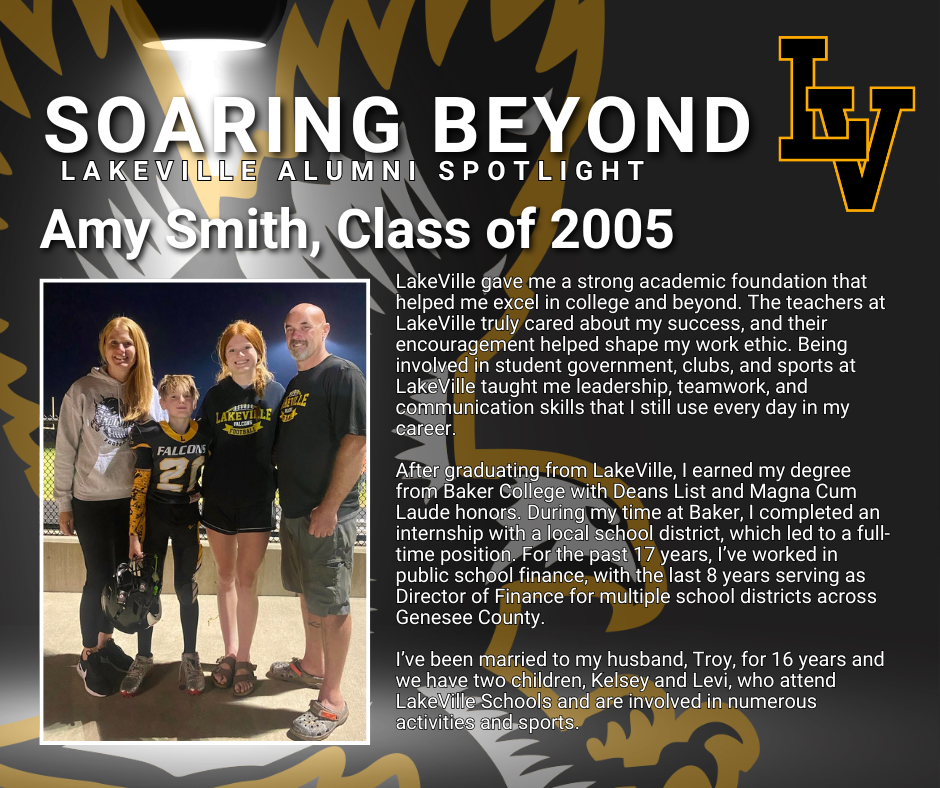 Congratulations to Amy Smith