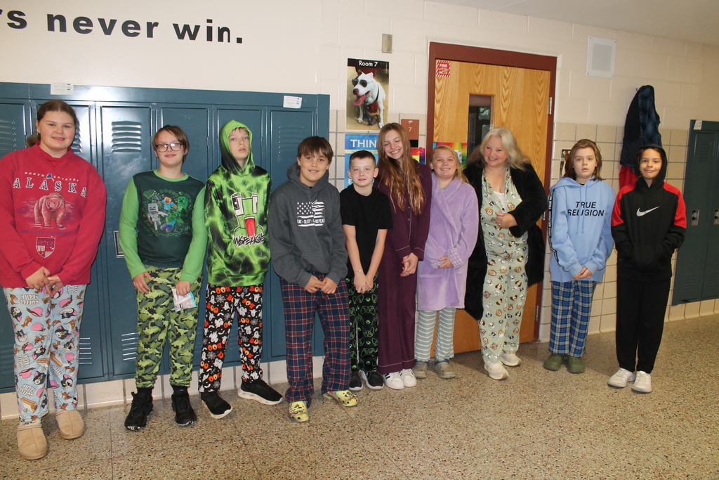 It's HOMECOMING WEEK!  Middle Schoolers have spirit!  PJ Day and Character Day!