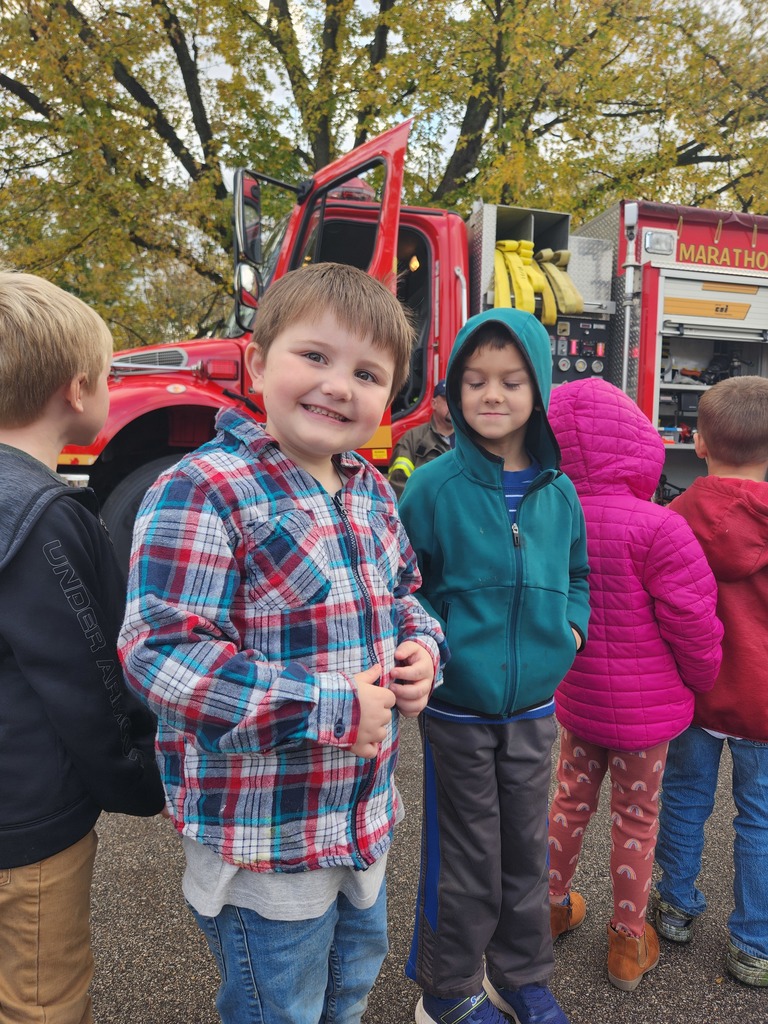 The local fire departments visited to educate elementary students about fire safety through an engaging fire prevention assembly.