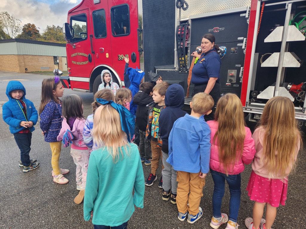 The local fire departments visited to educate elementary students about fire safety through an engaging fire prevention assembly.