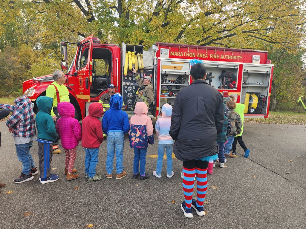 The local fire departments visited to educate elementary students about fire safety through an engaging fire prevention assembly.
