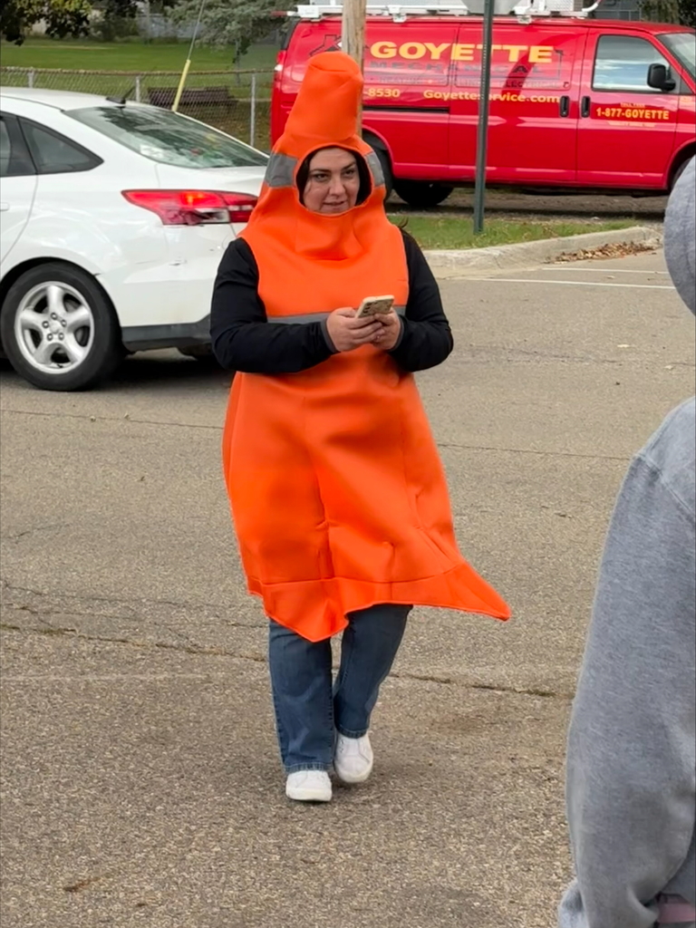 Mrs. Hamilton and Ms. Jenny are the dynamic duo of Parent Pick-Up, treating it like a top-secret mission. They were safety twins, matching and fierce!