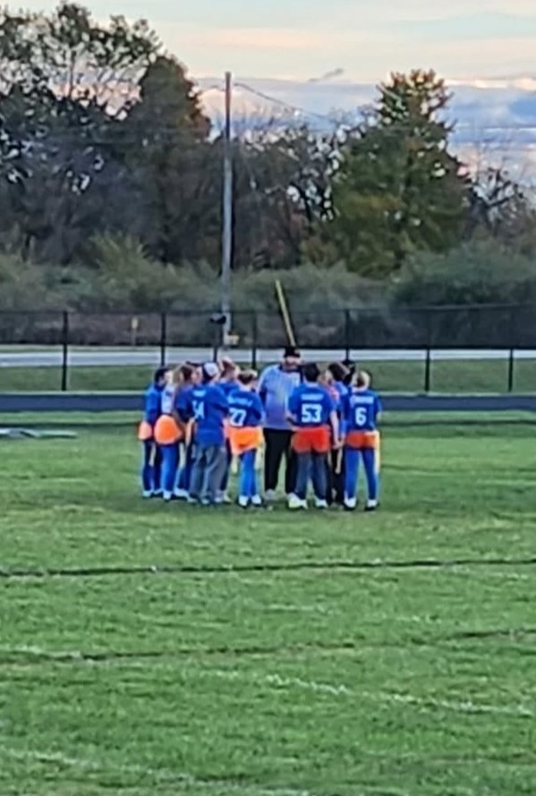 It was a cold wet night for some serious fun with the Juniors vs. Seniors Powder Puff Game! Seniors came out on top 24-6!
