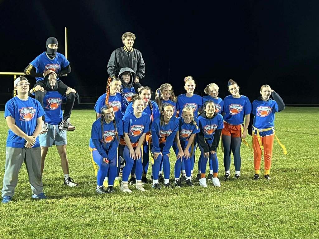 It was a cold wet night for some serious fun with the Juniors vs. Seniors Powder Puff Game! Seniors came out on top 24-6!