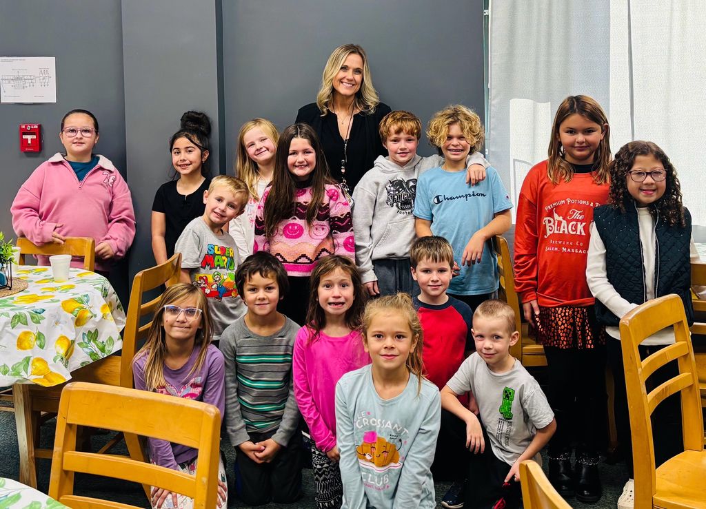 Hot Cocoa with Mrs. Morgan for the Leaders of the month of September and October