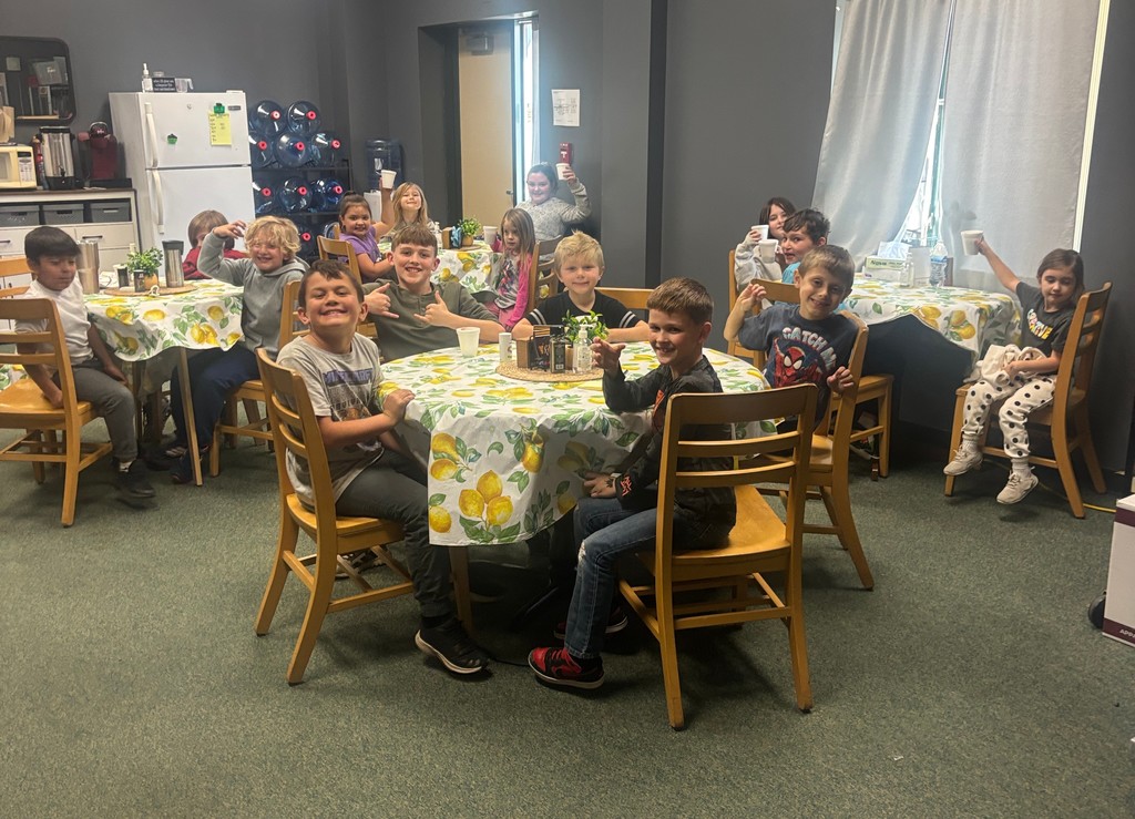 Hot Cocoa with Mrs. Morgan for the Leaders of the month of September and October