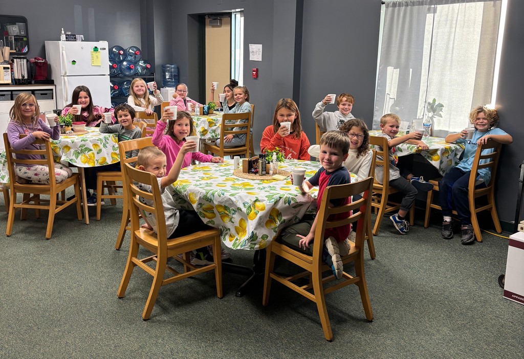Hot Cocoa with Mrs. Morgan for the Leaders of the month of September and October