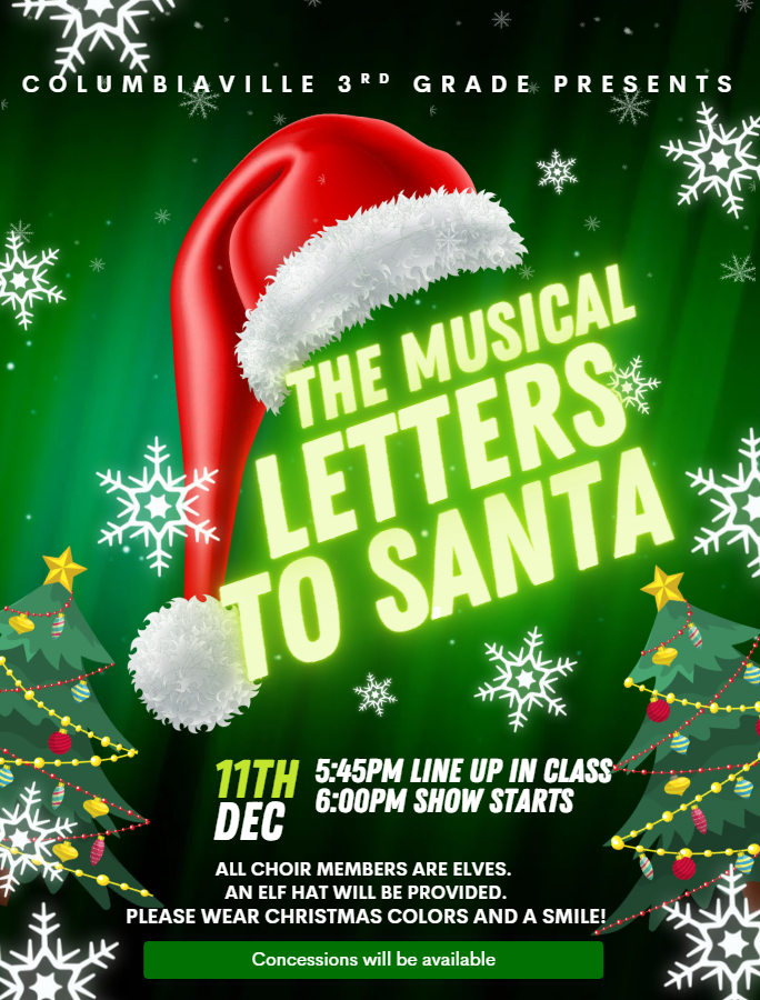 🎄✨ Reminder for all 3rd Grade Families! ✨🎄 We’re excited to announce that our 3rd Grade Christmas Musical is right around the corner! Join us for a magical evening filled with festive songs and joyful performances by our talented students. 🎶🎅