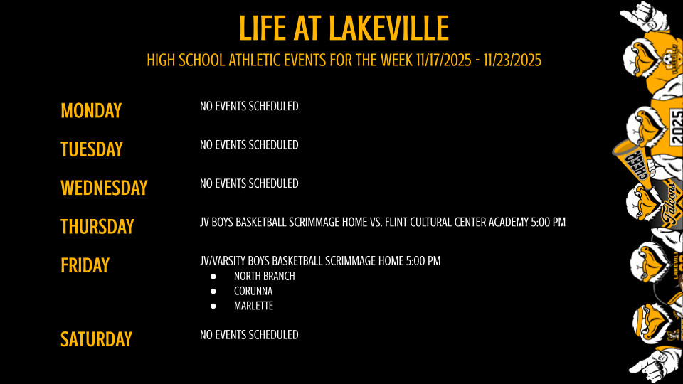High School Athletics and Events of the Week