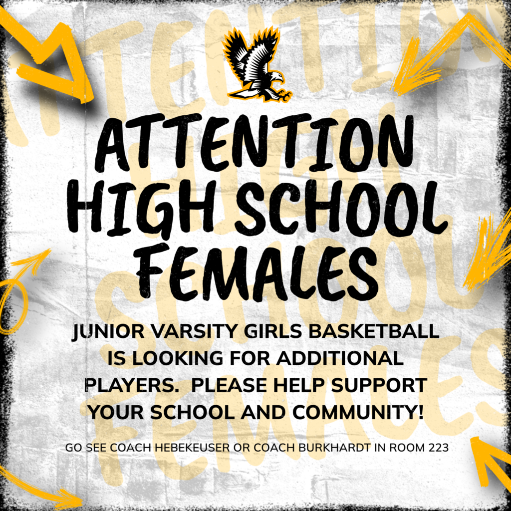 JV Girls Basketball is in need of players!