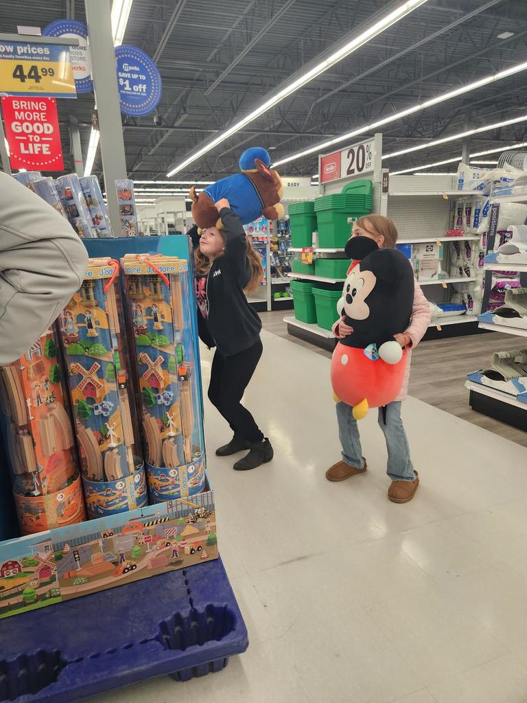 The Columbiaville Student Council hit the shops, spreading cheer for the Community Giving Tree!