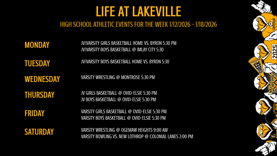 High School Athletics and Events of the Week