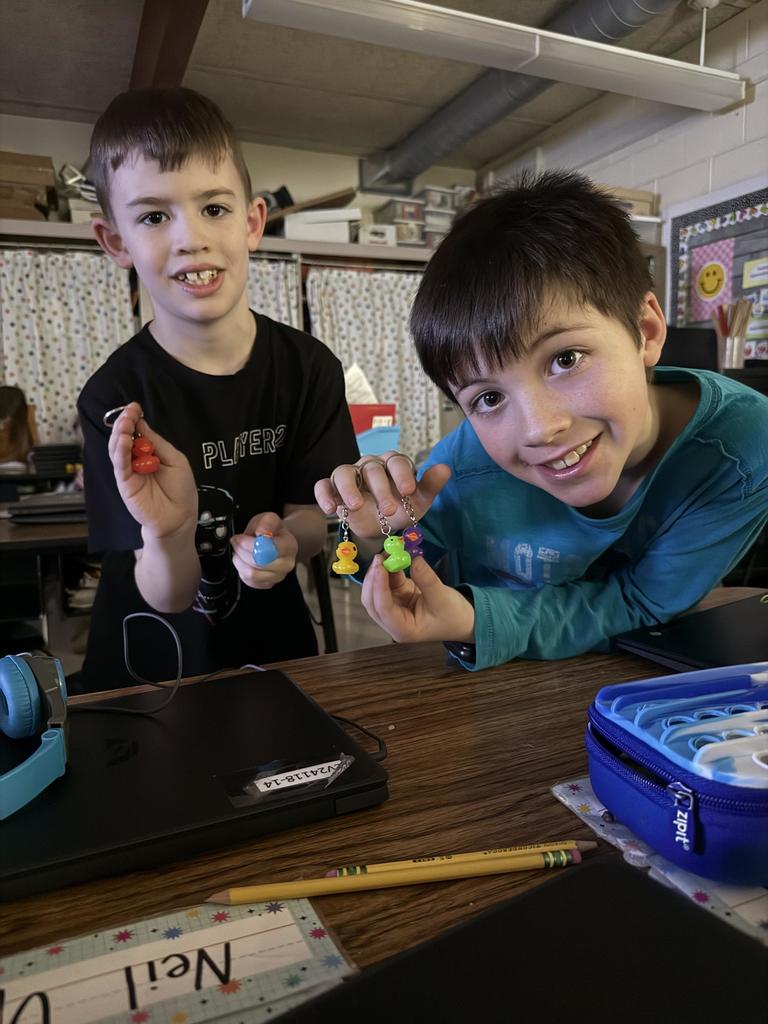 Columbiaville Student Council turned into quacktastic heroes by selling Rubber Duck key chains to support the Fick Family. And guess what? They timed it perfectly with National Rubber Ducky Day!