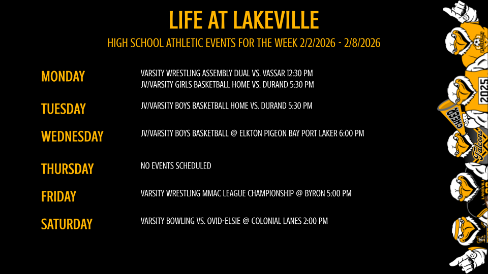 High School Athletics and Events of the Week