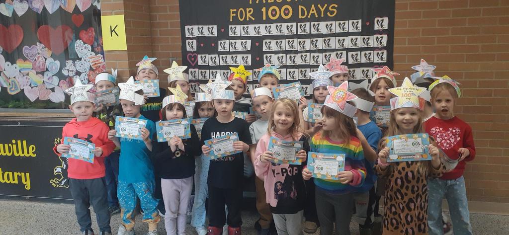 Mrs. Steven's Class celebrates the 100th day of school!