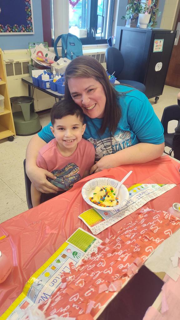 Columbiaville Elementary celebrating Valentines Day including Kids Club!  Part 2!
