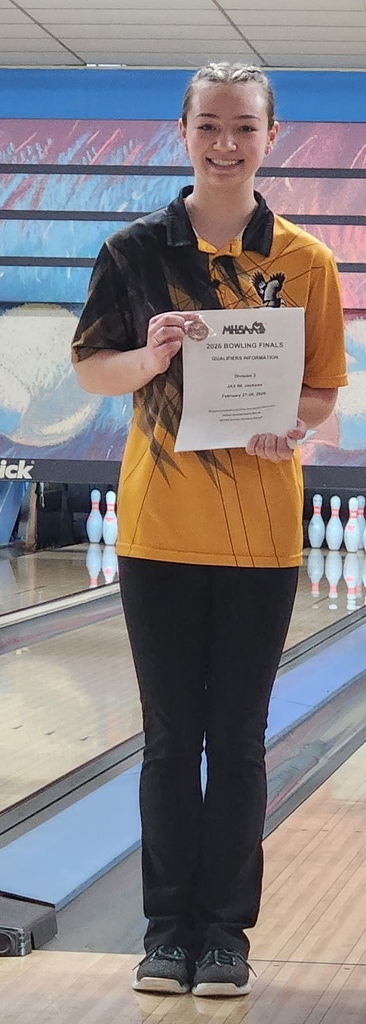 Myla Upthegrove takes it "DownTheAlley" for a 4th place regional finish, securing her trip to the State Finals!!! Congratulations Myla!